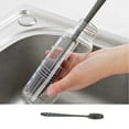 thumbnail image 1 of Naxoaeo Silicone Bottle Cleaner Brush, Flexible, Long Handle - Water Bottle Cleaner, Bottle Nipple Brush for Plastic & Glass, BPA-Free Dish Washing Brush, 1 of 7