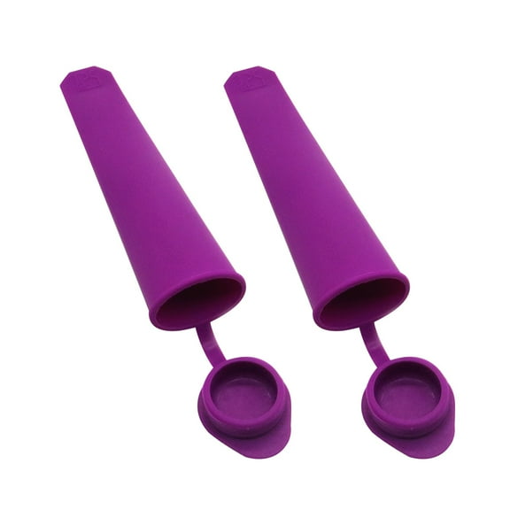 Naxoaeo Silicone Popsicles Molds, Homemade ICE Popsice Molds Food Grade BPA-Free Pop Mold with Resunable Popsicle Sticks,Cup Board,Popcycle Mold 2PCS