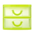 thumbnail image 1 of Naxoaeo Clearance Small Drawer Organizer Teacher Toolbox Small Organizer with 9 Clear Drawers Plastic Desktop Craft Storage Box for Desk office Classroom Home, 1 of 2