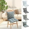 thumbnail image 1 of Naxoaeo High Back Chair Cushion, Indoor Outdoor Rocking Chair Pad, All-Weather Seat Cushion with Straps, Soft Foldable Patio Furniture Replacement Cushion, 16 inch, for Porch, Garden, Gift, 1 of 8