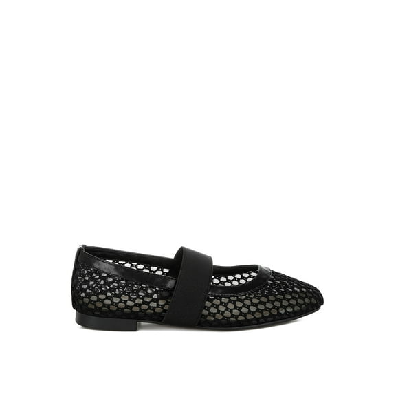 London Rag Nayela Mid-Foot Strap Womens Ballerinas