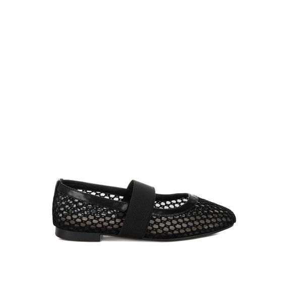 London Rag Nayela Mid-Foot Strap Womens Ballerinas