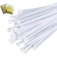 thumbnail interactive-video image 1 of 10-Pack Tiger Ties USA 12" White Nylon Zip Ties – 120lb Tensile, UV Stable, Made In USA 1 of 2