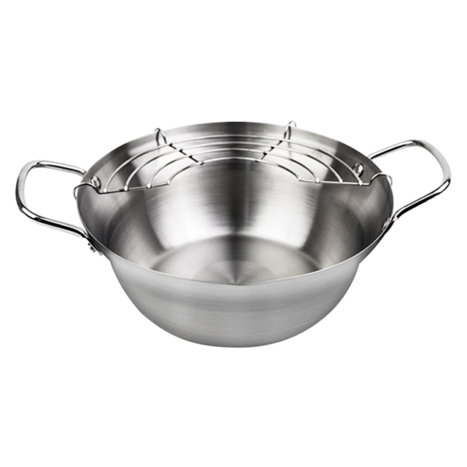 Nayueo,Non Stick Pan,Deep Fryer Household Small Fryer Color Box Tempura