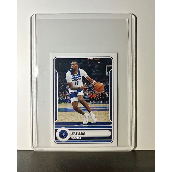 Naz Reid 2023-24 Panini NBA #392 Sticker Minnesota Timberwolves