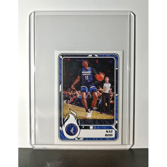Naz Reid 2024-25 Panini NBA #390 Sticker Card Minnesota Timberwolves