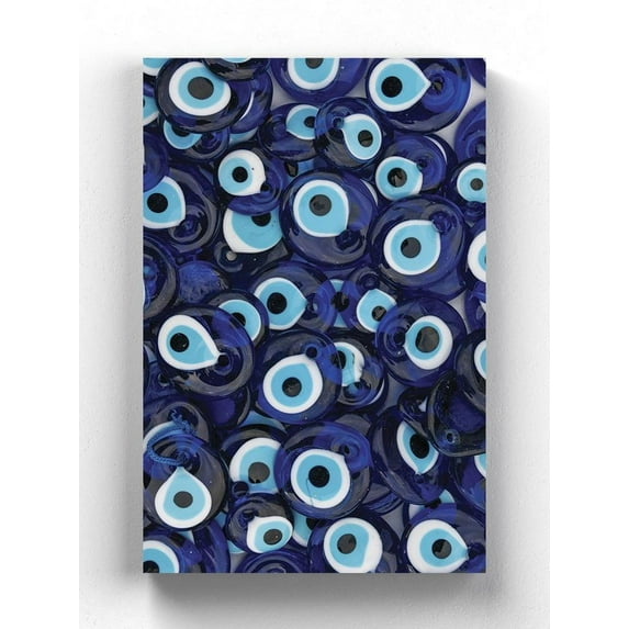 Nazar Eye Amulets Pattern Wrapped Canvas -Image by Shutterstock,