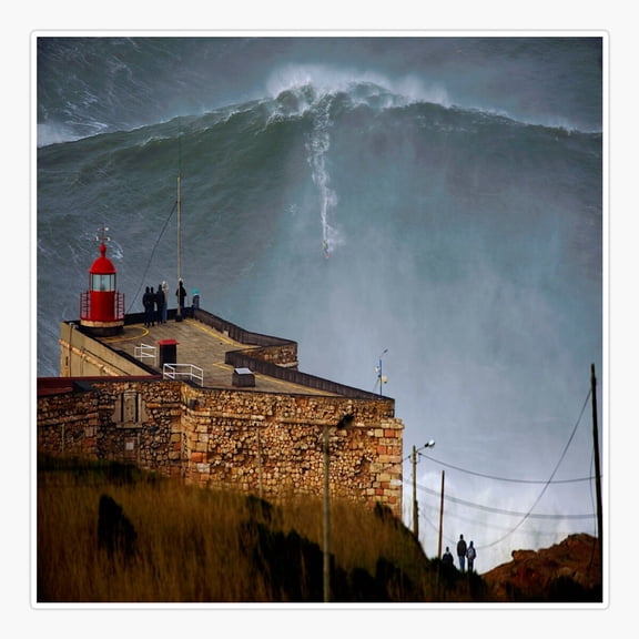 Nazare Portugal Biggest Waves Sticker