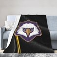 thumbnail image 1 of Nazareth College Logo Fleece Blanket, Very Soft Microfiber Flannel Blanket for Couch Warm and Cozy for All Seasons, 1 of 6