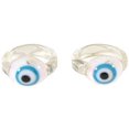 thumbnail image 1 of Nazari Evil Eye Ring - Pink (Medium), 1 of 1