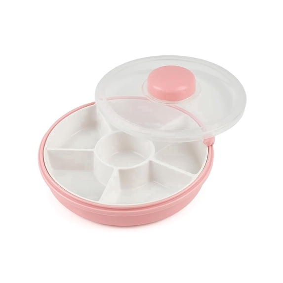 Nazarian 5-Compartment Snack Container, 5.4 cup capacity Dishwasher Safe