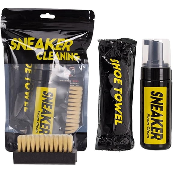 Nazarian Shoe Cleaner Kit for Sneakers - Suede Cleaner & White Shoe Cleaner - Supports Cleaning, Freshness Care & Material Maintenance for Leather, Suede, Canvas & Mesh Shoes