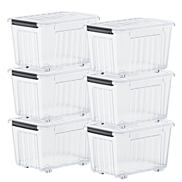 Translucent Dustbin Plastic Clear Tubs