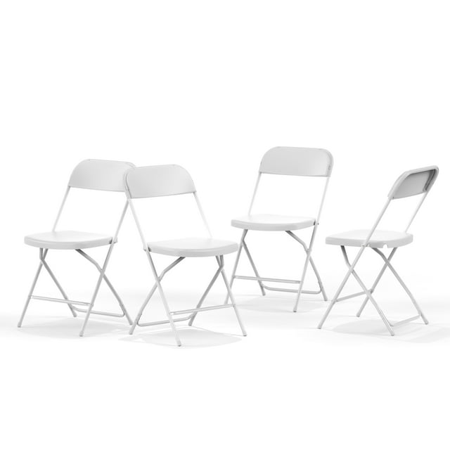 Nazhura Heavy Duty Folding Chairs, Set of 4, Portable for Indoor