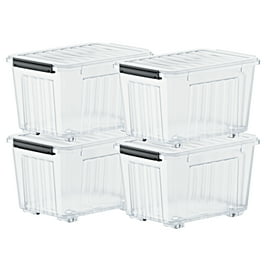 Free Shipping Sterilite 64 Quart Latching Storage Container Tote Marine Blue 12 Pack Walmart Walmart