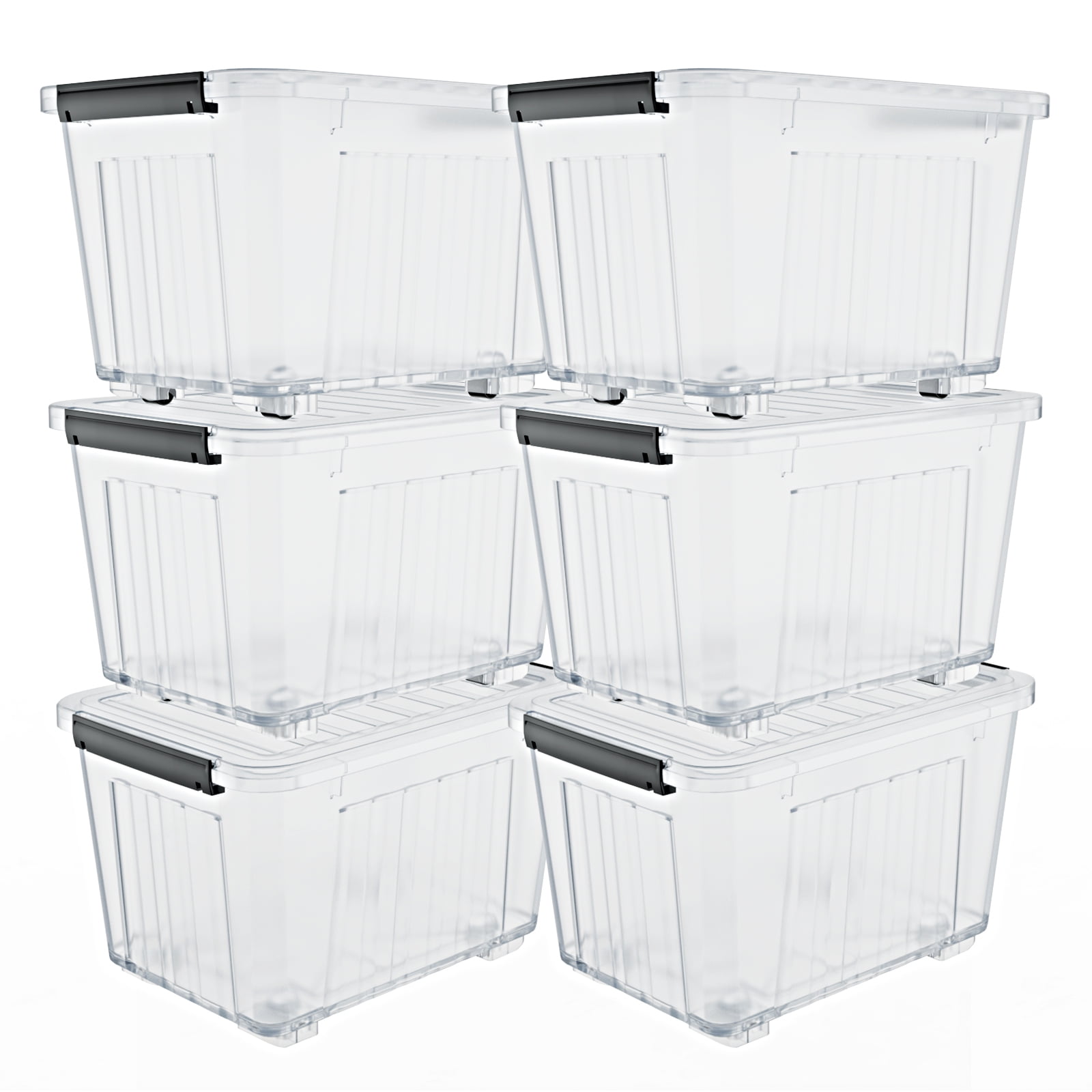 Nazhura Heavy Duty Large Plastic Storage Bin, 97 Qt Nazhura Heavy Duty Large Plastic Storage Bin, 97 Qt
