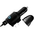 thumbnail image 1 of Naztech 14240 3-in-1 Dual-Port 2.4A USB Charger with Lighted USB-C Cable, 4ft, 1 of 5