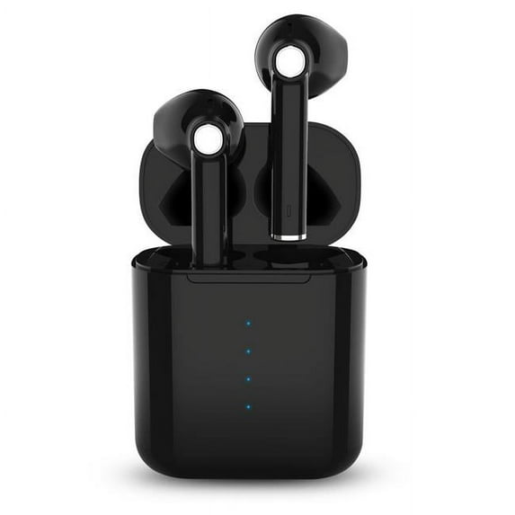 Xpods True Wireless Earbuds with Wireless Charging Case (Black)