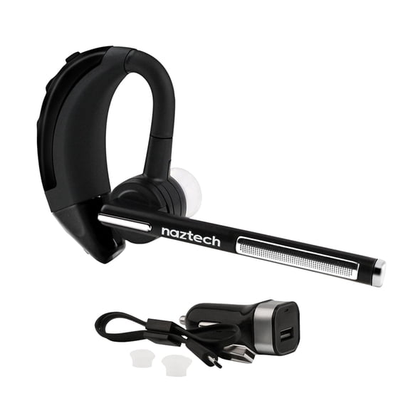 Naztech Bluetooth True Wireless Earbuds, Black, N750