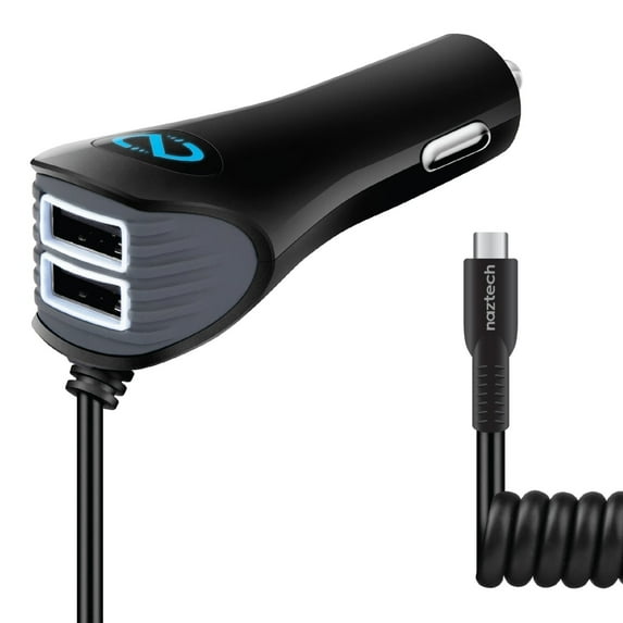 Naztech N420 TRiO USB-C PD 27W + 5.4A Car Charger (14444-HYP)