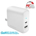 thumbnail image 1 of Naztech PD68W GaN Dual Wall Charger for Simultaneous Device Charging (15483-HYP), 1 of 7