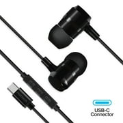 Naztech USB-C Metal Earphones Black 15262-HYP