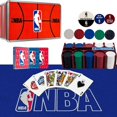 Nba 200 Chip Poker Set With Collector's
