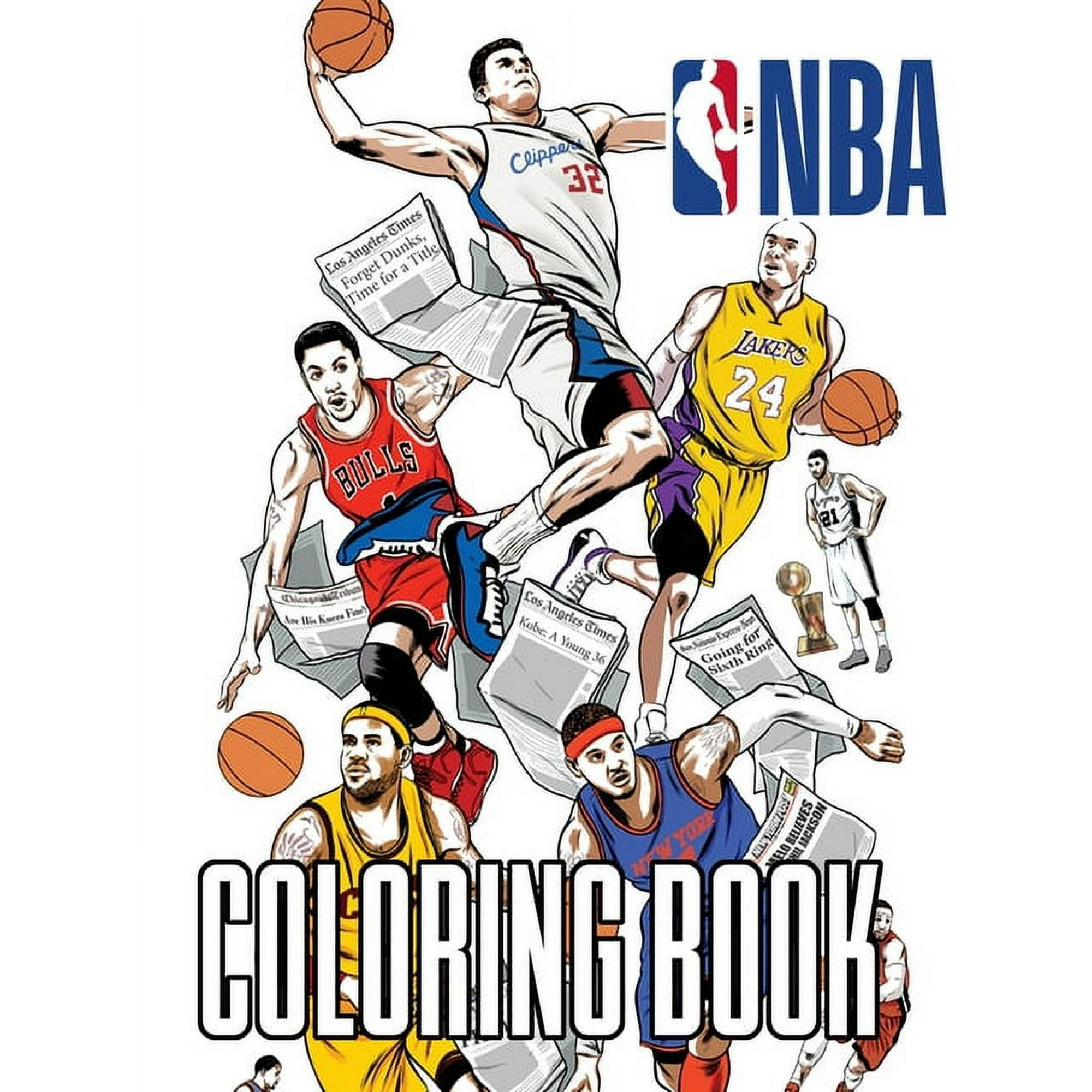 Lakers Basketball Coloring Pages