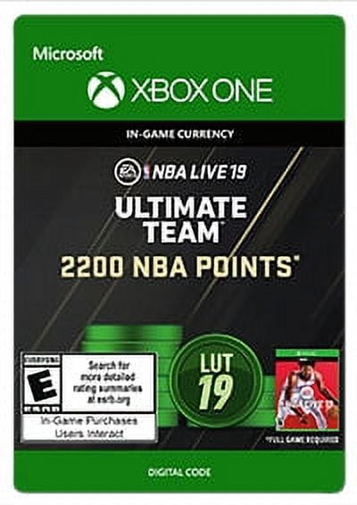 Nba Live 19 2200 Nba Points - Xbox One [Digital]