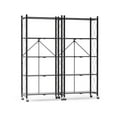 thumbnail image 1 of Nbcleanic 70.7" H 5-Tier Storage Shelves with Wheels, Black, 2 Pack, 1 of 8