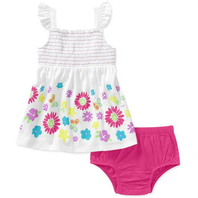 Nbg 2pc Knit Floral Dress W/ Panty