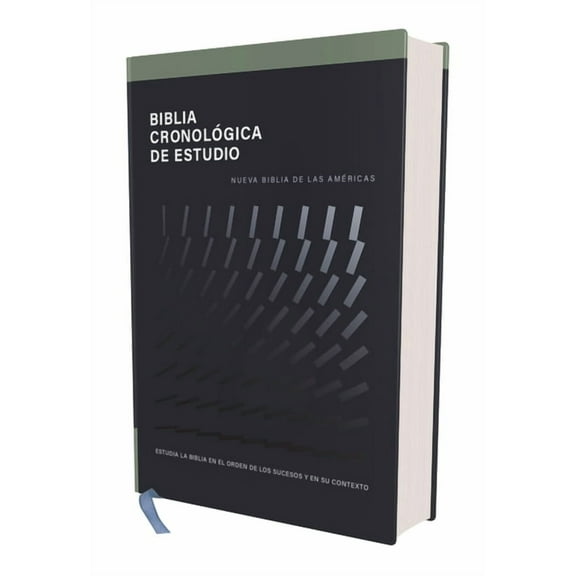 Nbla, Biblia Cronolgica de Estudio, Tapa Dura, Interior a Cuatro Colores (Hardcover)