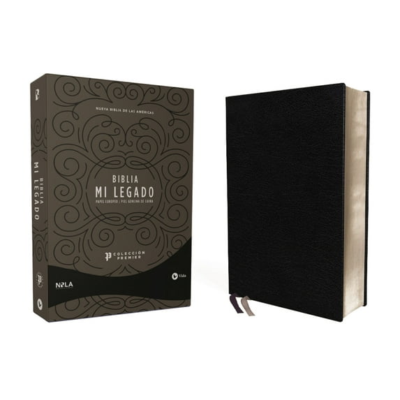 Nbla Biblia Mi Legado, Colección Premier, Negro, Una Columna, Interior a DOS Colores (Other)
