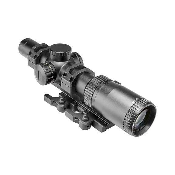 NcSTAR STR Series Full-Size Scope Rifle Scope, 1-6x24mm, 30mm Tube, Green/Red Il