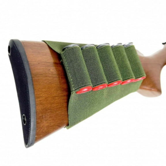 VISM ButtStock Shot Shell Holder, Green