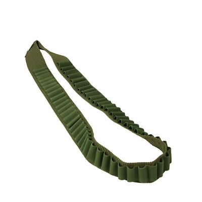 Bandolier 12 or 20 Gauge Fifty Six 56 Shotgun Shell O.D. Green Nylon NcStar