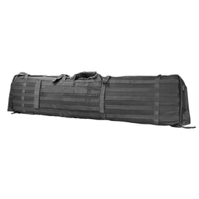 NcSTAR VISM Soft Padded Gun Case Rifle Carry Bag & 5.5' x 3' Shooting Mat, Gray