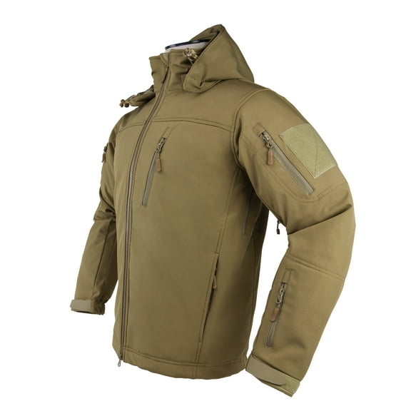 NcStar Trekker Jacket Large, Tan, Polyester Outside, Micro Fleece Inside