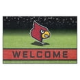thumbnail image 1 of University of Louisville 18"x30" Crumb Rubber Door Mat, 1 of 4