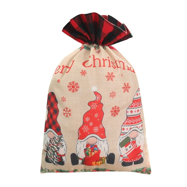 Ncandy 1X Big Cloth Bag Children's Holiday Gift Bag Candy Bag Big Sale! Christmas Bags with