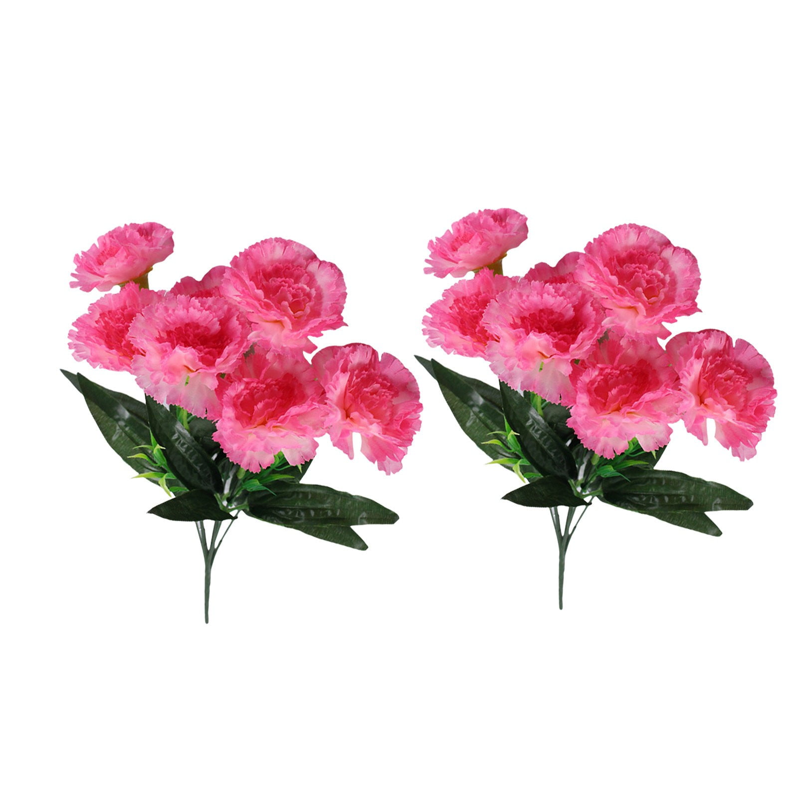 Ncandy Artificial Flowers, 10 Head Artificial Silk Fowers Carnation