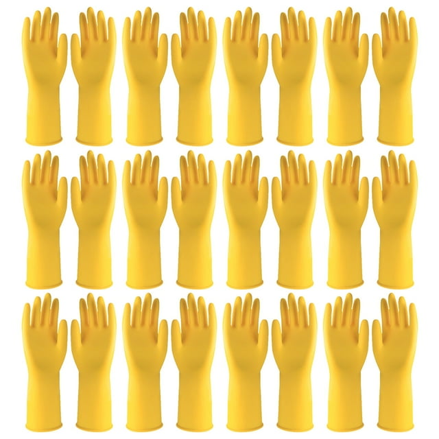 Ncandy Big Sale!,Dishwashing Gloves 11 Inches Extra Large Rubber Gloves