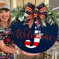 Ncandy Clearance Sale! House Number X1 (Boxed) Independence Day Wreath