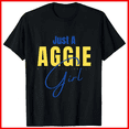 thumbnail image 1 of Ncat Just An Aggie Girl College Spirit Fashion Design Unisex T-Shirt V19196, up to size 5XL, 1 of 2