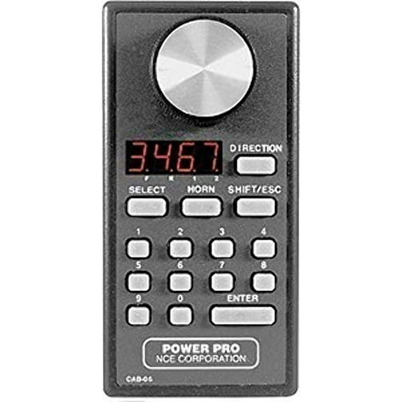 Nce Nce Nce5240040 Power Pro Cab/Led Display/Encoder W/Radio, Cab06R Radio