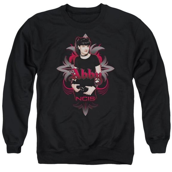 Ncis Abby Gothic Adult Crewneck Sweatshirt Black