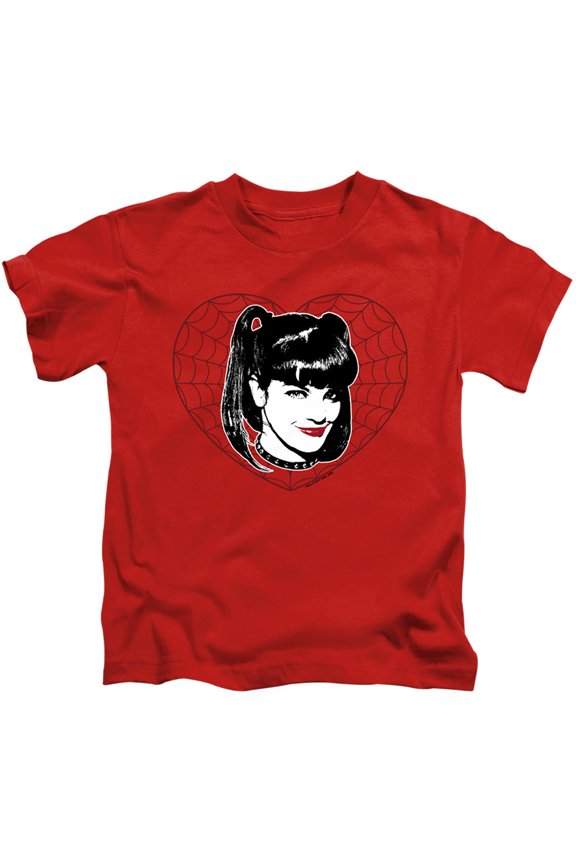 Ncis Abby Heart Youth 18/1 T-Shirt Red
