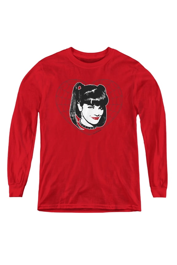 Ncis - Abby Heart - Youth Long Sleeve Shirt - Large