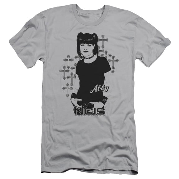Ncis Abby Sciuto Adult 30/1 T-Shirt Silver