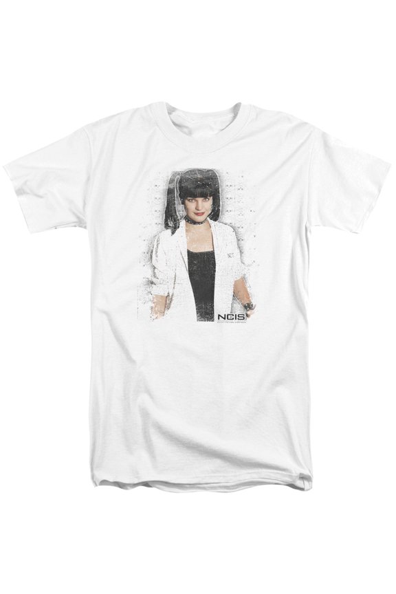 Ncis Abby Skulls Adult Tall T-Shirt White